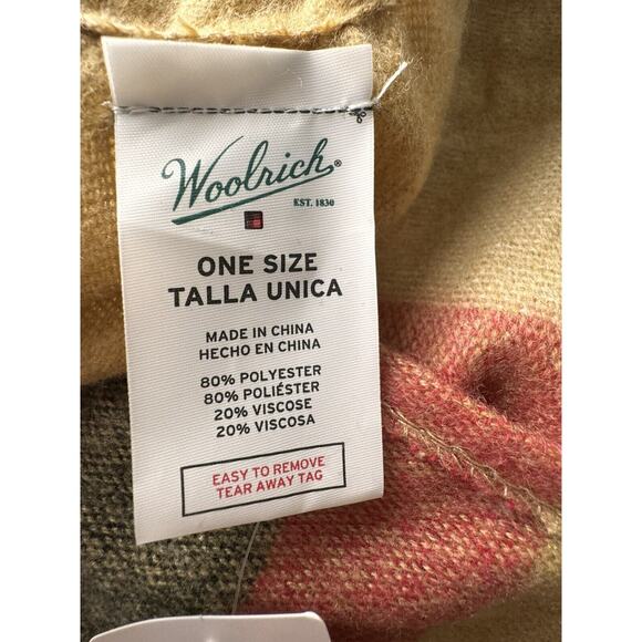 Woolrich Womens Ultra Soft & Cozy Blanket Wrap (Justine) One Size, NEW - Picture 6 of 8
